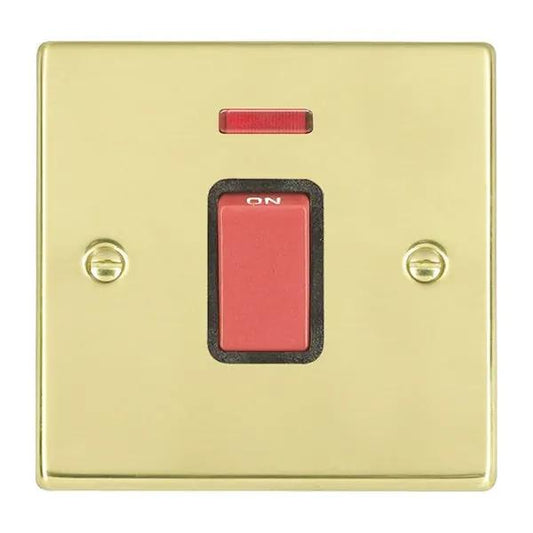 Hart SB 1g 45A Double Pole+N Red Rkr/BL