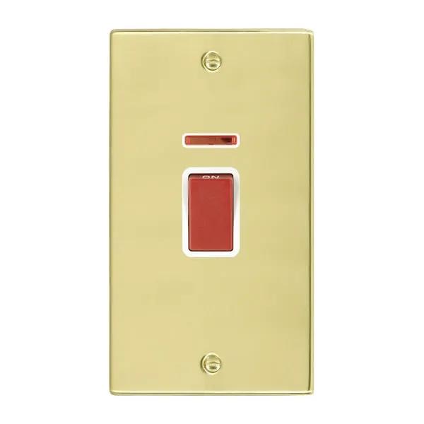 Hart SB 45A DP+NEON VERTICAL Red Rkr/WH