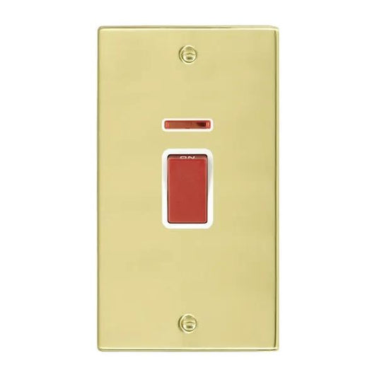 Hart SB 45A DP+NEON VERTICAL Red Rkr/WH