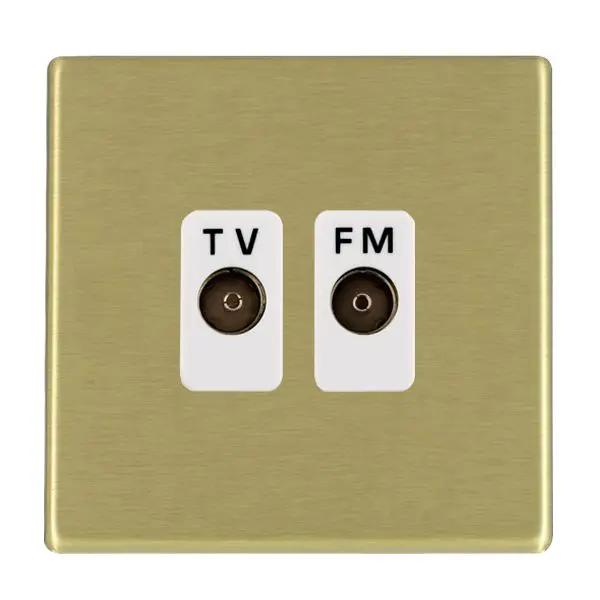 H-CFX SB Isolat TV/FM Diplex 1in/2out WH