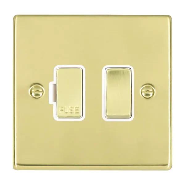 Hart SB 1g 13A DP Fused Spur SB/WH