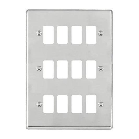 Hart SS 12G FL Plate + DBL-GRIDFL x 3