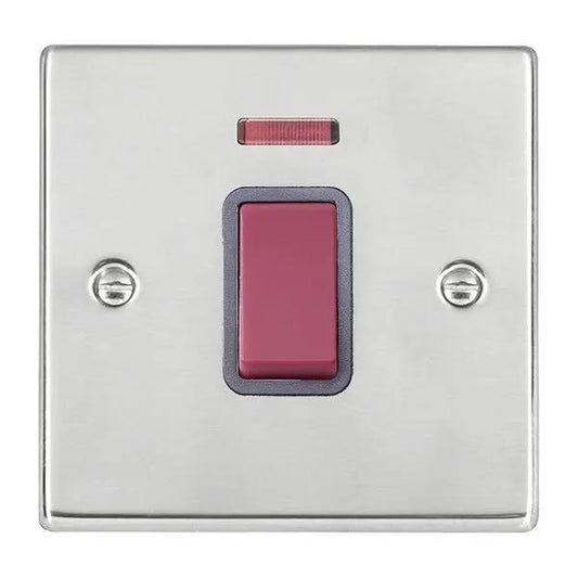 Hart SS 1g 45A Double Pole+N Red Rkr/QG