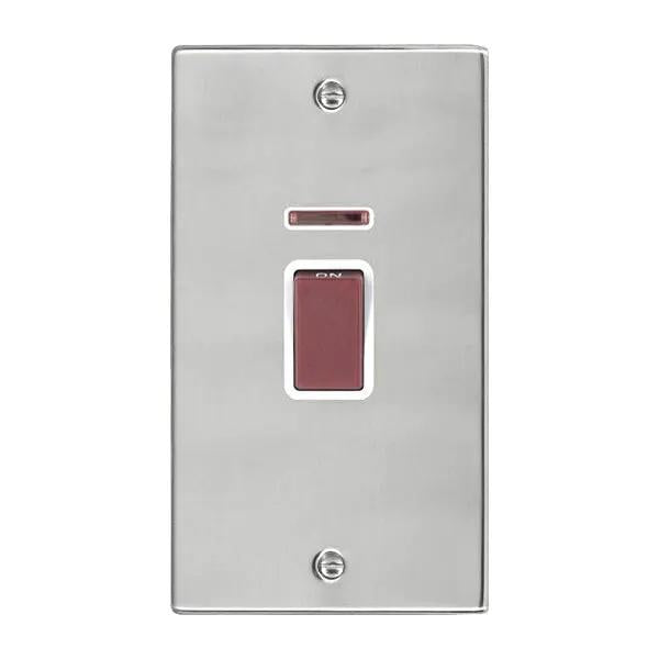 Hart SS 45A DP+NEON VERTICAL Red Rkr/WH