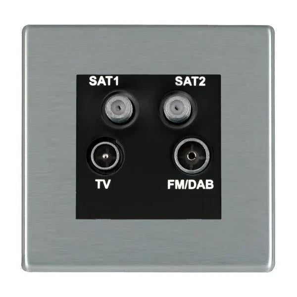 Hart CFX SS Non-Isolated TV+FM+2XSAT BL