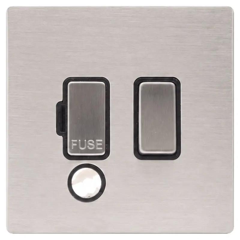 Hart CFX SS 13A DP Fused Spur+CO SS/BL