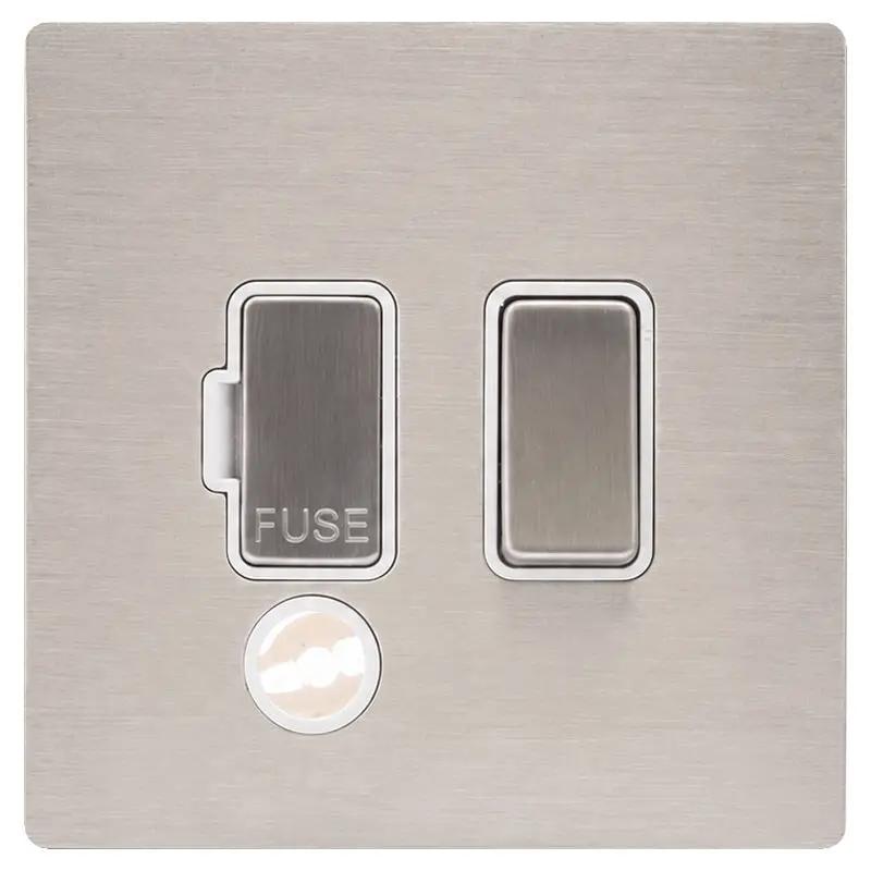 Hart CFX SS 13A DP Fused Spur+CO SS/WH