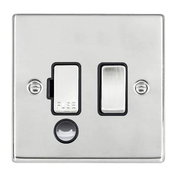 Hart SS 1g 13A DP Fuse SP+CO SS/BL