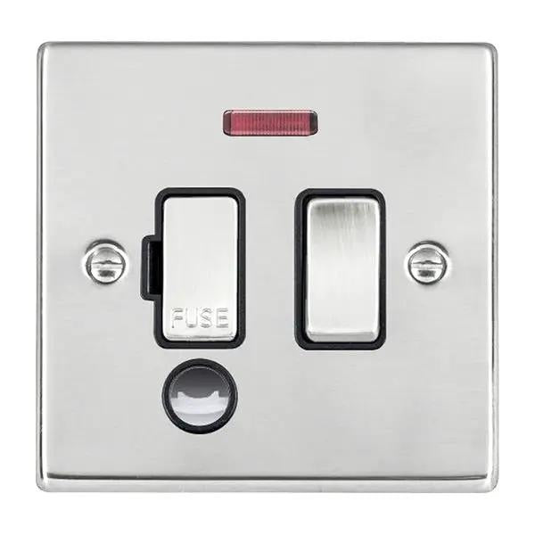 Hart SS 13A DP Fuse SP+N+CO SS/BL