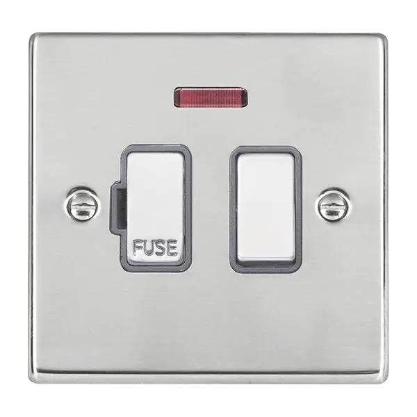Hart SS 13A DP Fused Spur+N SS/QG