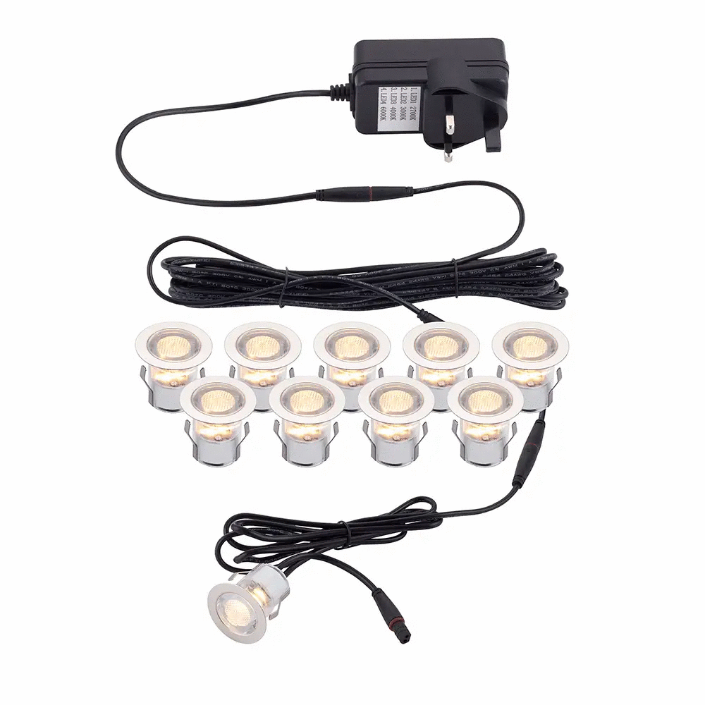 decking light Saxby Kios 2 CCT 30mm kit IP44 - decking light Saxby Kios 2 CCT 30mm kit IP44