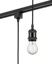ml track light 230V 1.8M E27 Vintage Track Pendant - Black - ml track light 230V 1.8M E27 Vintage Track Pendant - Black