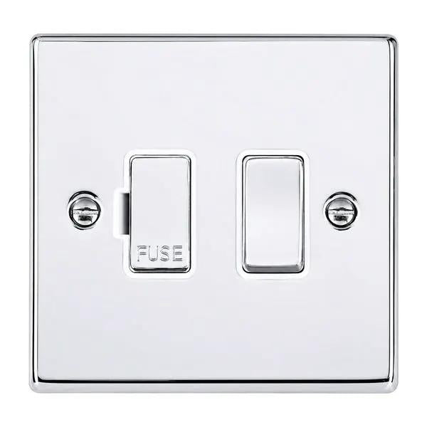 Hart BC 1g 13A DP Fused Spur BC/WH