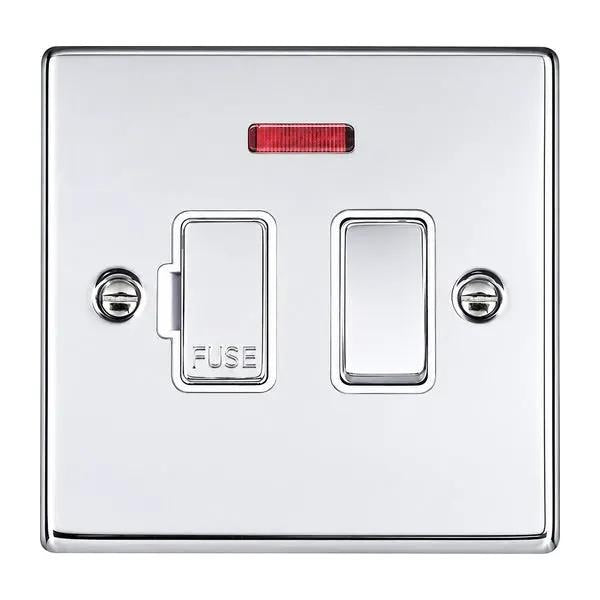 Hart BC 13A DP Fused Spur+N BC/WH