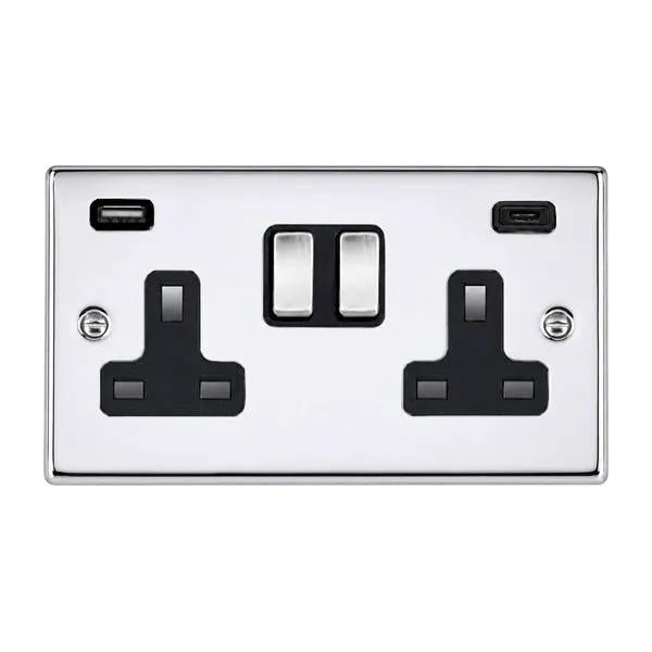 Hart BC DP SS2+USB+USB C BC/BL