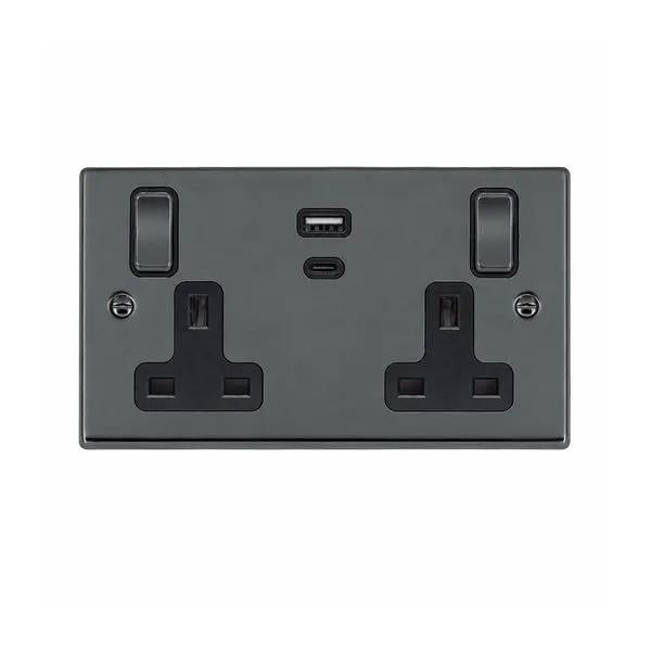 Hart BK SP SS2 + USB PD x2 BK/BL