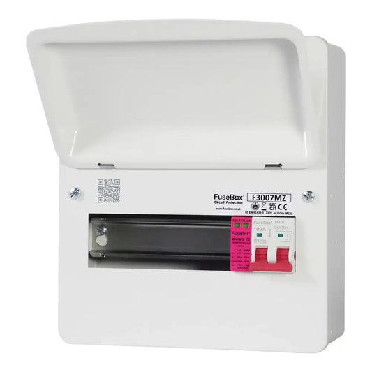 100A Main Switch 7 Way Type 2 SPD Surge Protection For Electrical Panels And Control Systems by Fusebox