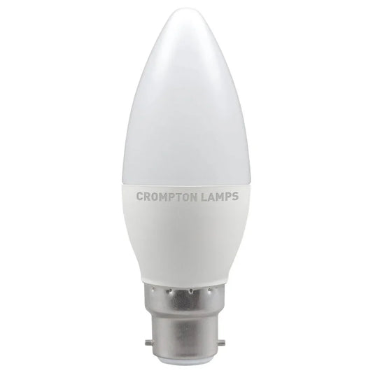 LED candle light bulb with bayonet cap, energy efficient lamp for UK lighting