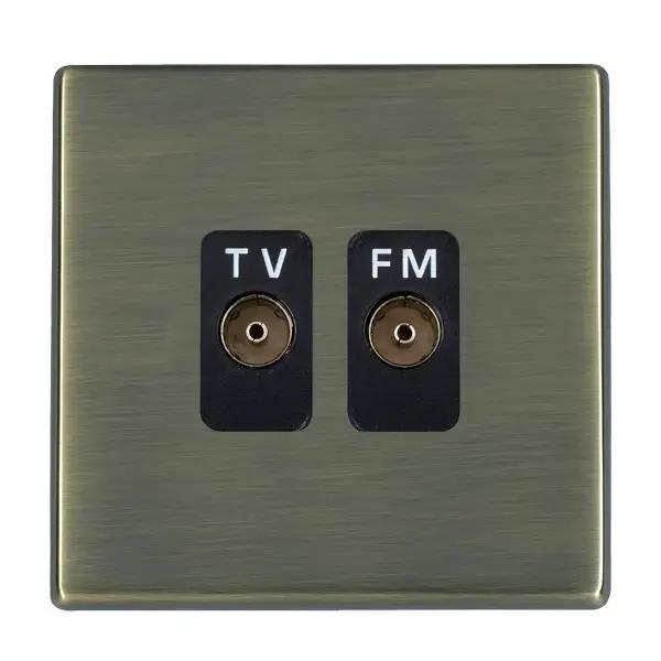 H-CFX AB Isolat TV/FM Diplex 1in/2out BL