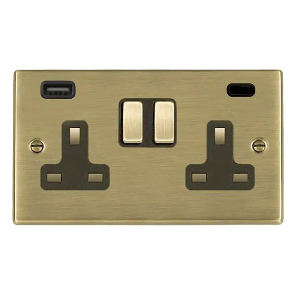 Hart AB DP SS2+USB+USB C AB/BL