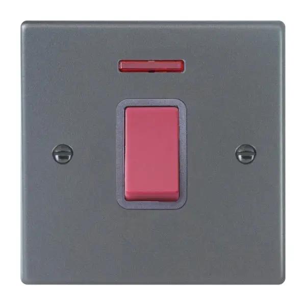 Hart Ant 1g 45A Double Pole+N Red Rkr/QG