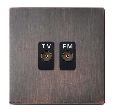 H-CFX EB Isolat TV/FM Diplex 1in/2out BL