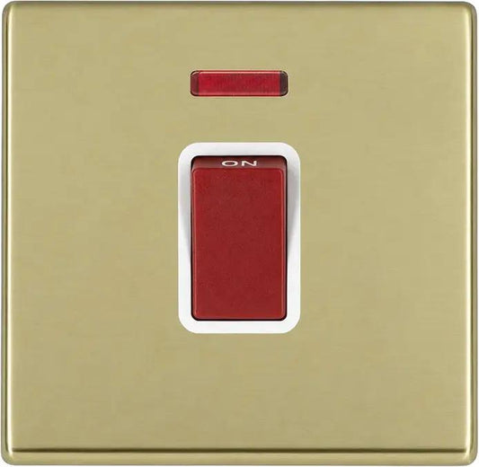 Hart G2 PB 1g 45A Dbl Pole+N Red Rkr/WH