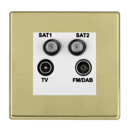 Hart G2 PB Non-Isolated TV+FM+2XSAT WH