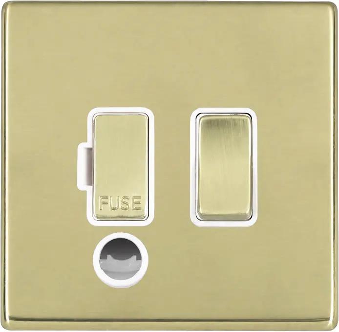 Hart G2 PB 13A DP Fuse SP+CO PB/WH