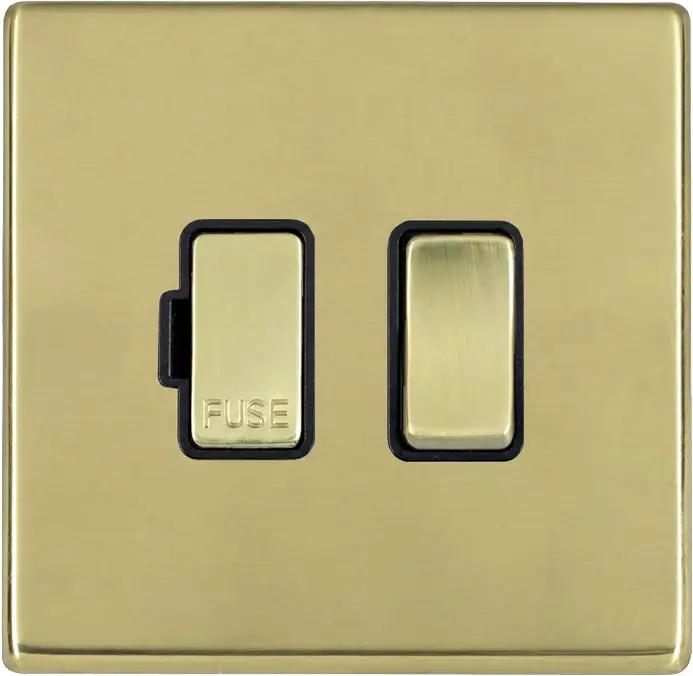 Hart G2 PB 1g 13A DP Fused Spur PB/BL