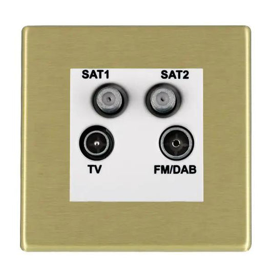 Hart G2 SB Non-Isolated TV+FM+2XSAT WH