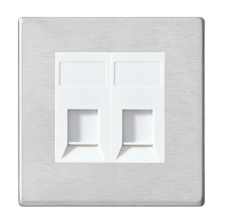 Hart G2 SS 2g RJ45 CAT5E Unshielded WH