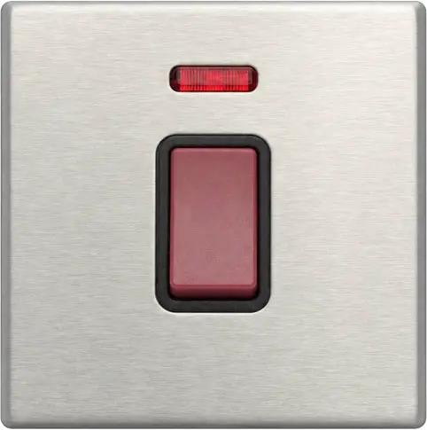 Hart G2 SS 1g 45A Dbl Pole+N Red Rkr/BL