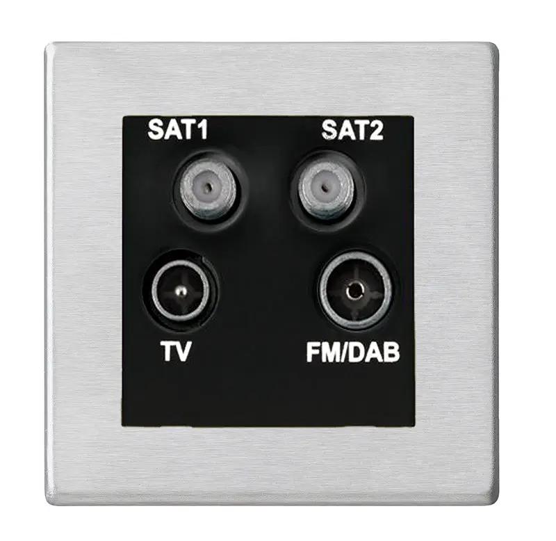 Hart G2 SS Non-Isolated TV+FM+2XSAT BL