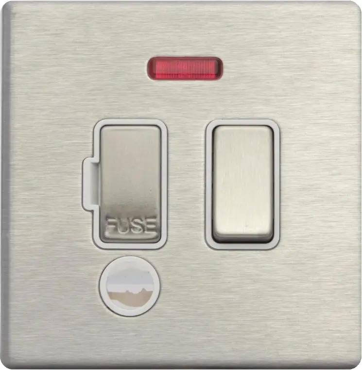 Hart G2 SS 13A DP Fuse SP+N+CO SS/WH