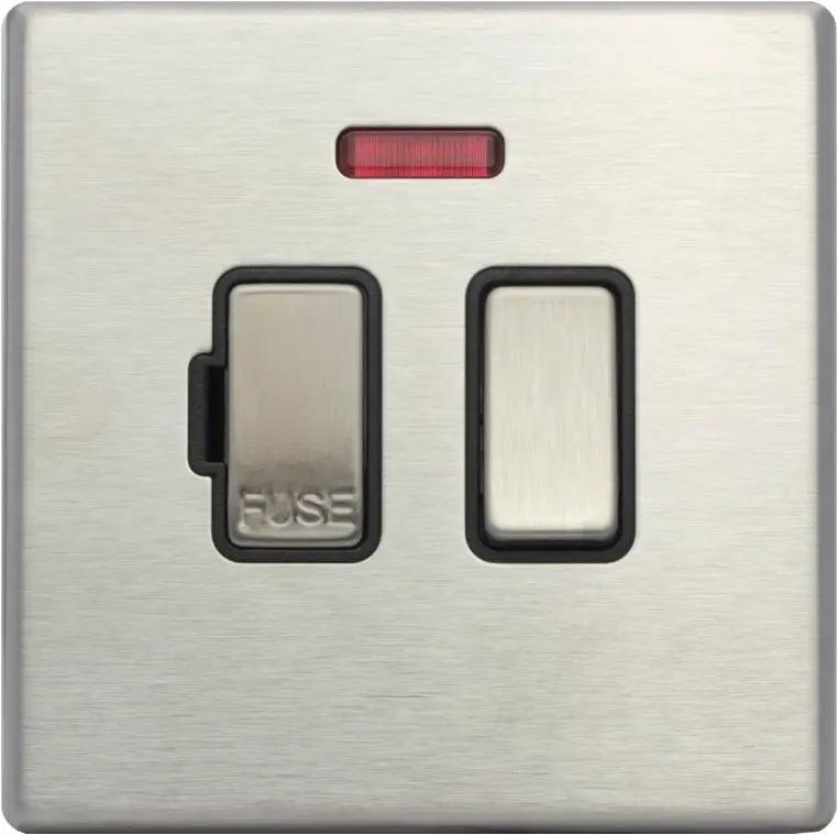 Hart G2 SS 13A DP Fused Spur+N SS/BL