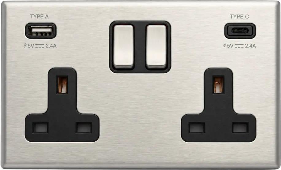 Hart G2 SS DP SS2+USB+USB C SS/BL