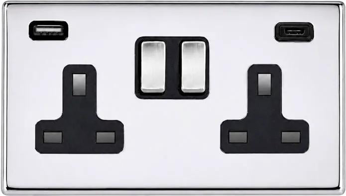 Hart G2 BC DP SS2+USB+USB C BC/BL