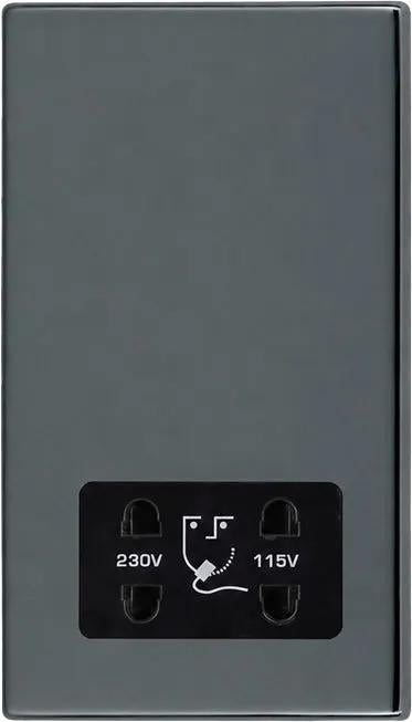 Hart G2 BK Shaver Dual Volt Socket BL