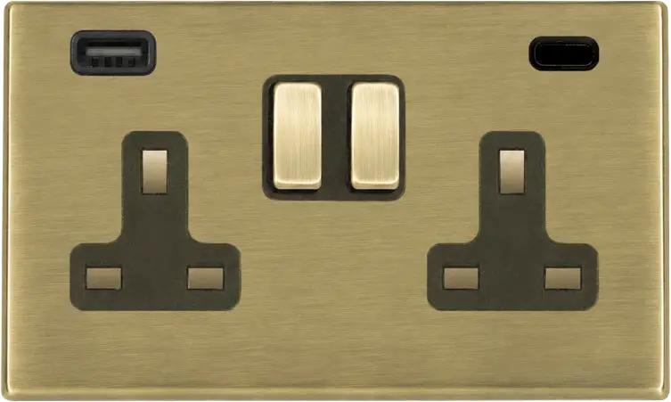 Hart G2 AB DP SS2+USB+USB C AB/BL