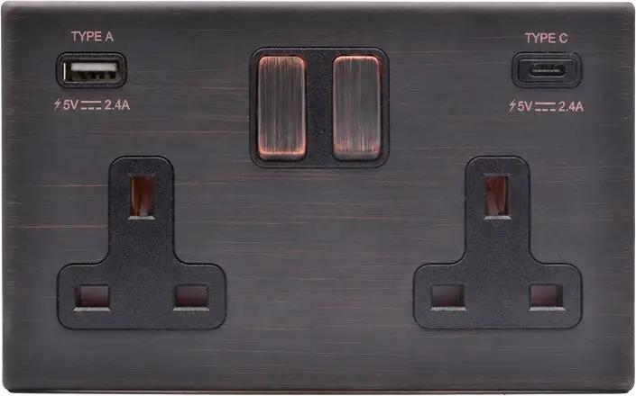Hart G2 EB DP SS2+USB+USB C eb/BL