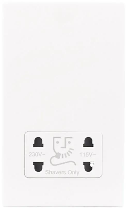 Hart G2 MW Shaver Dual Volt Socket WH