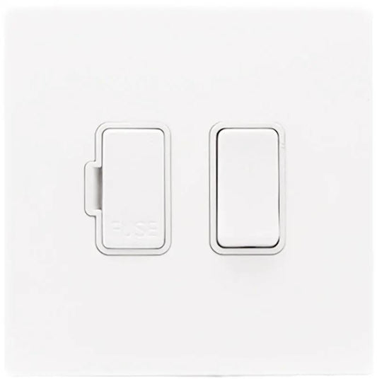 Hart G2 MW 1g 13A DP Fused Spur WH/WH