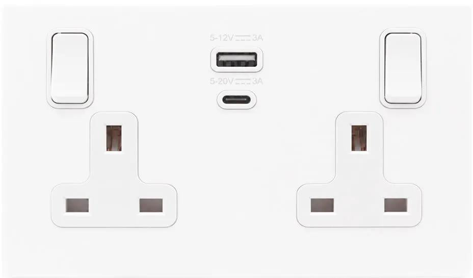 Hart G2 MW SP SS2 + USB PD x2 WH/WH