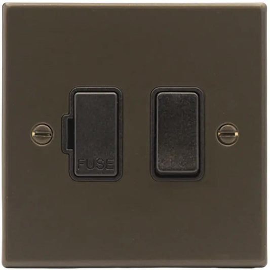 Hart Rich Brz 1g 13A DP Fused Spur BL/BL
