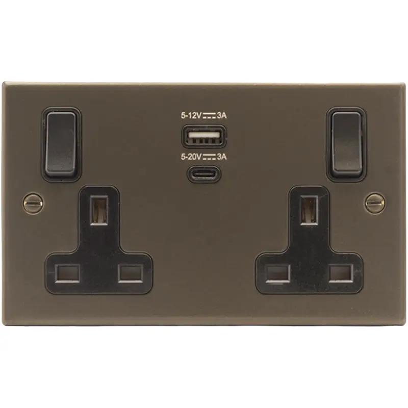 Hart RB SP SS2 + USB PD x2 BL/BL