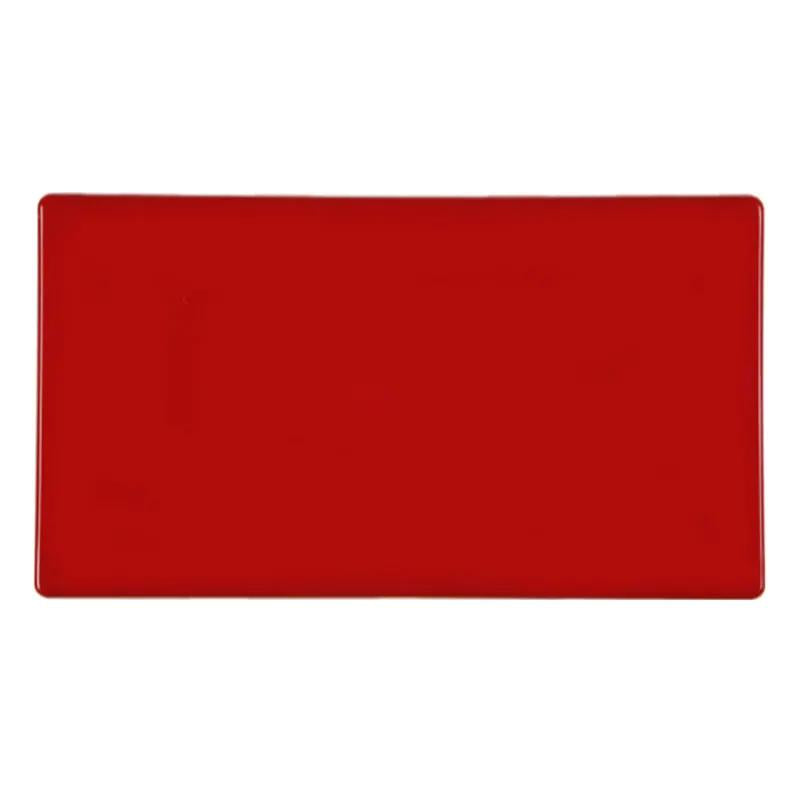 HCFX Col Red Double Blank Plate