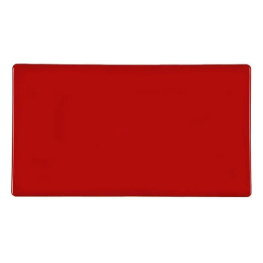HCFX Col Red Double Blank Plate