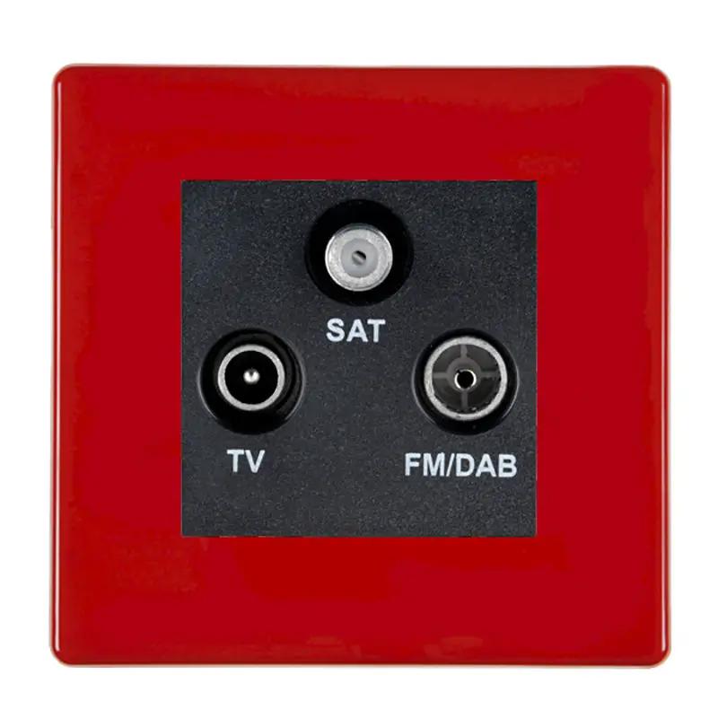 HCFX Col Red Non-Isolat DAB TV+FM+SAT BL