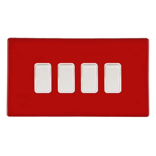 HCFX Col Red 4g 10AX 2 Way Rkr WH/WH